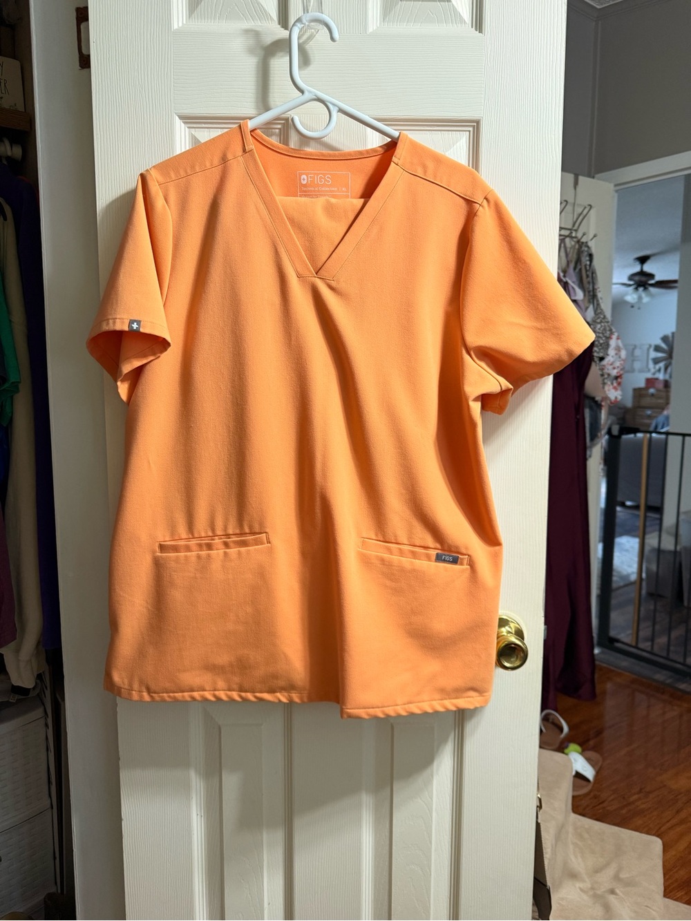 Figs Women's Scrub Bright Orange